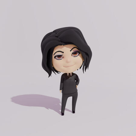 Benushki- A chibi fan art of Benjinara' s OC Benushki